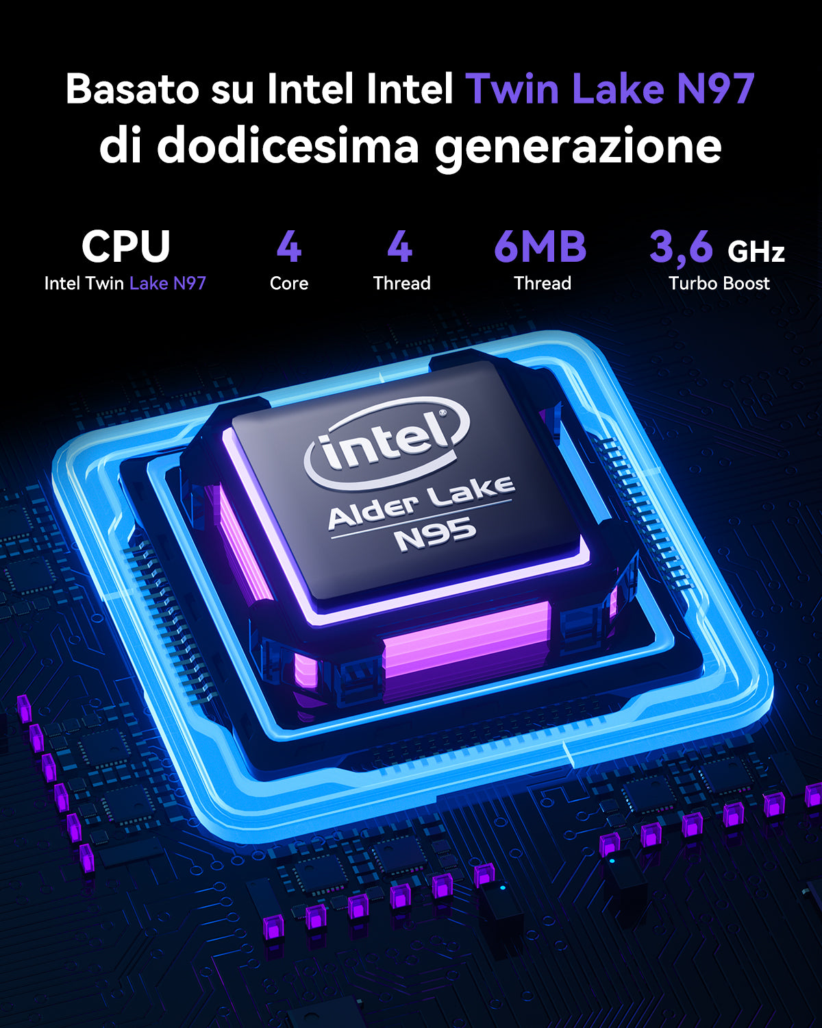 ACEMAGIC AX15 Intel N97 Laptop con Display da 15,6