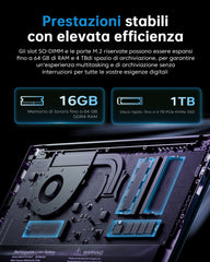 ACEMAGIC LX15 PRO AMD Ryzen 7 7730U/5825U 15,6" Laptop