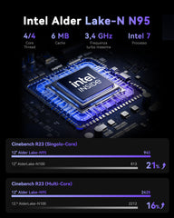 ACEMAGIC V1 Intel Alder Lake N95/Twin Lake N150 Mini PC