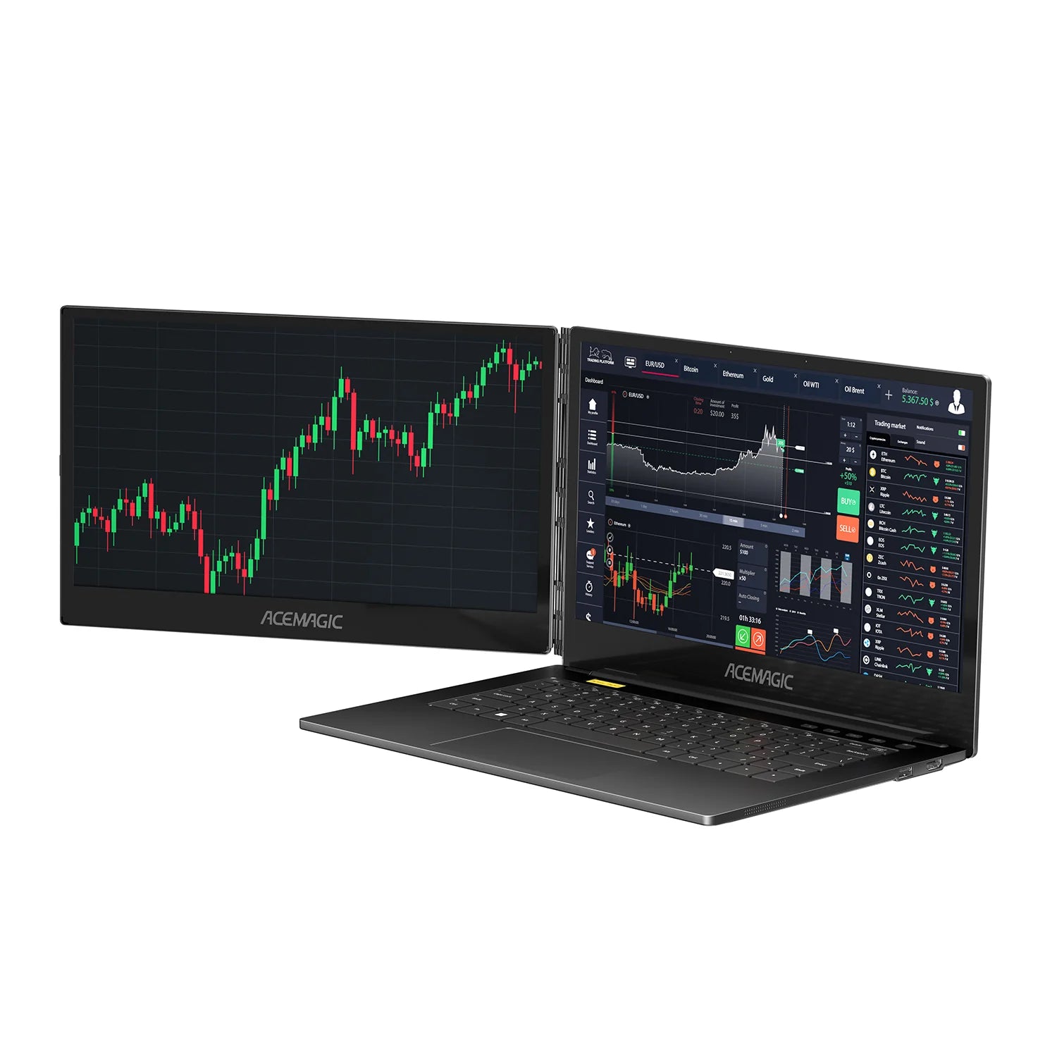 ACEMAGIC X1 Intel Core i7-1255U Laptop a Doppio Schermo