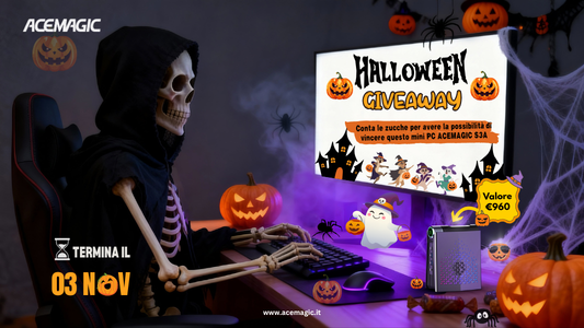Partecipa al Giveaway di Halloween: Vinci un Mini PC ACEMAGIC S3A del valore di 960 €!