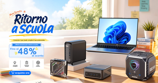 Offerte Ritorno a Scuola 2026 | Fino al 48% di sconto su Mini PC e Laptop AI ACEMAGIC