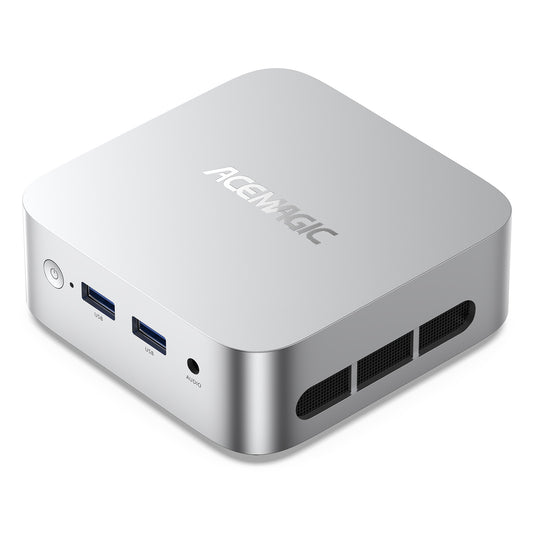 ACEMAGIC V1 Mini PC, Ιntel Alder Lake-N97 (Fino 3,6 GHz), 16GB DDR4 512GB M.2 2280 SSD, Mini Desktop Computer Gigabit Ethernet,4K UHD, per Ufficio