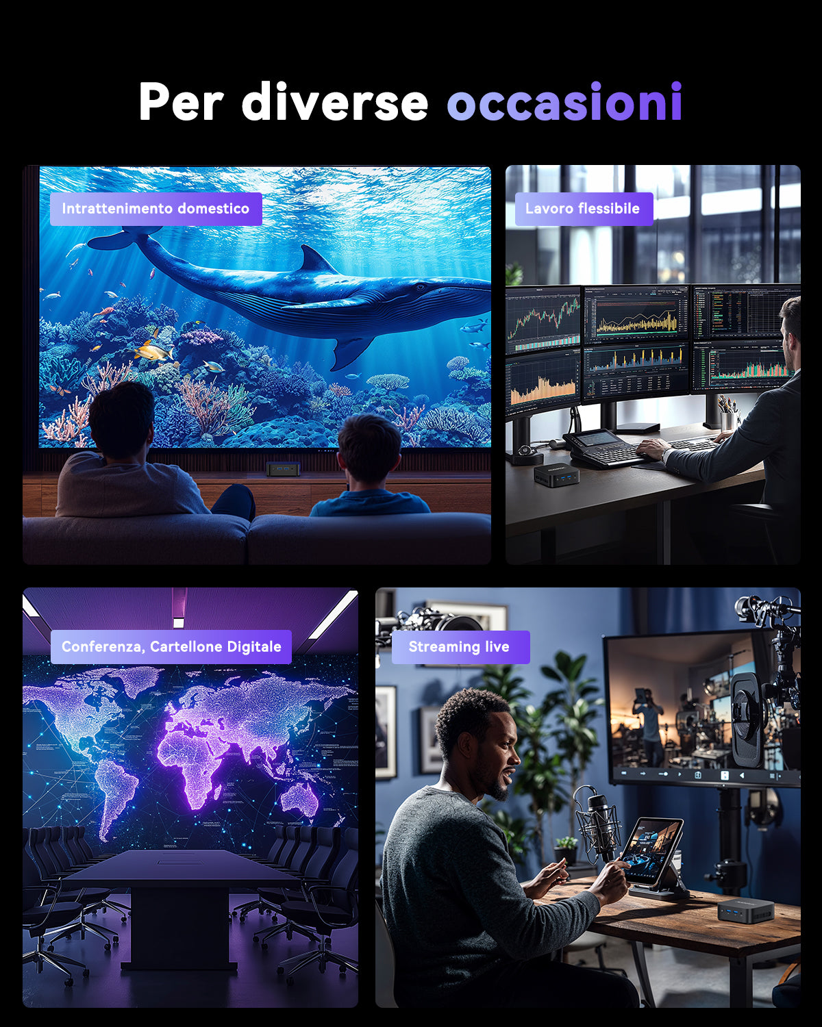 ACEMAGIC V1 Intel Alder Lake N95/Twin Lake N150 Mini PC