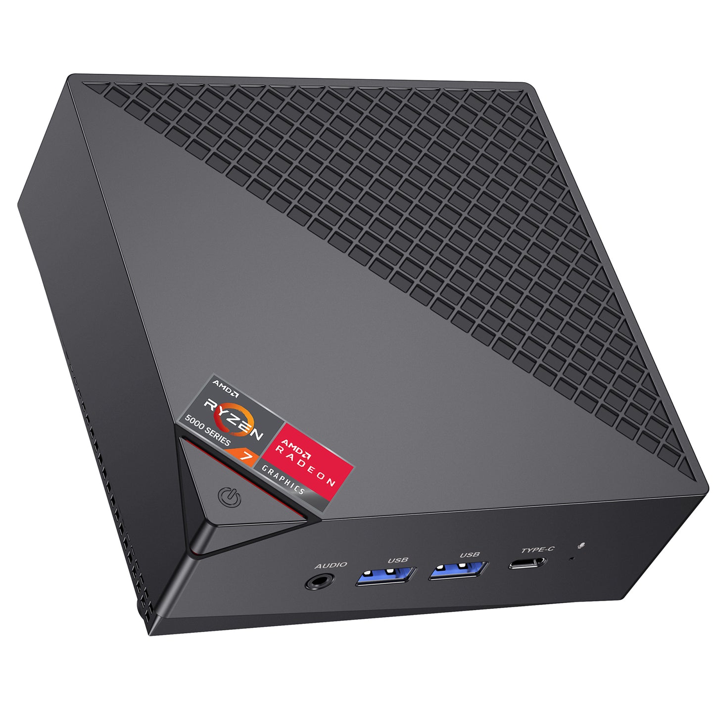 ACEMAGICIAN AM06PRO Mini PC, AMD Ryzen 7 5800U (8C/16T, Fino a 4.4 GHz), Mini Computer 16GB DDR4 RAM 512GB M.2 2280 SSD,AMD Radeon Vega7 2000MHz, Dual Ethernet/WIFI 6/Type-C/per Ufficio, Studio