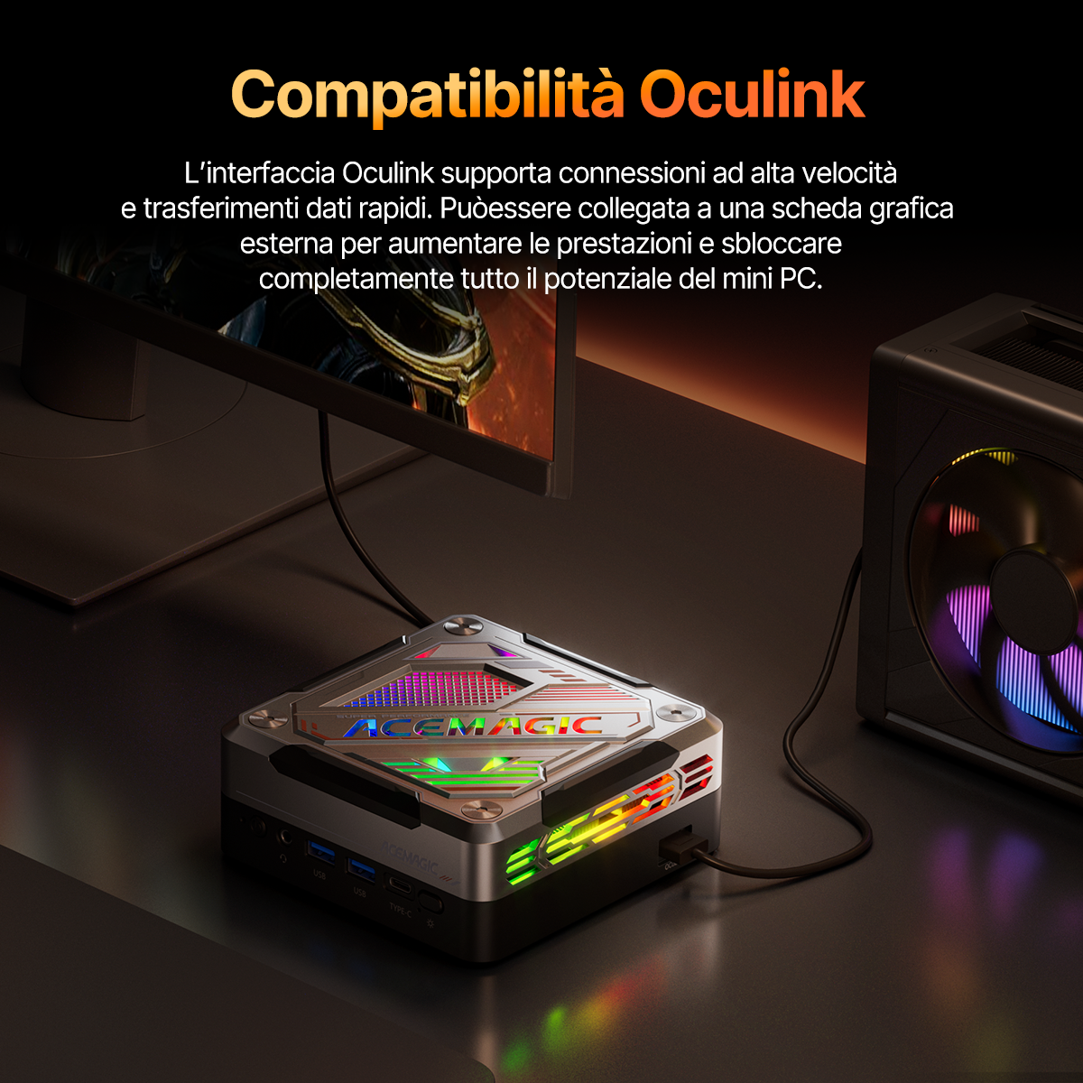 ACEMAGIC AM18 AMD Ryzen™ 5 7640HS Mini PC