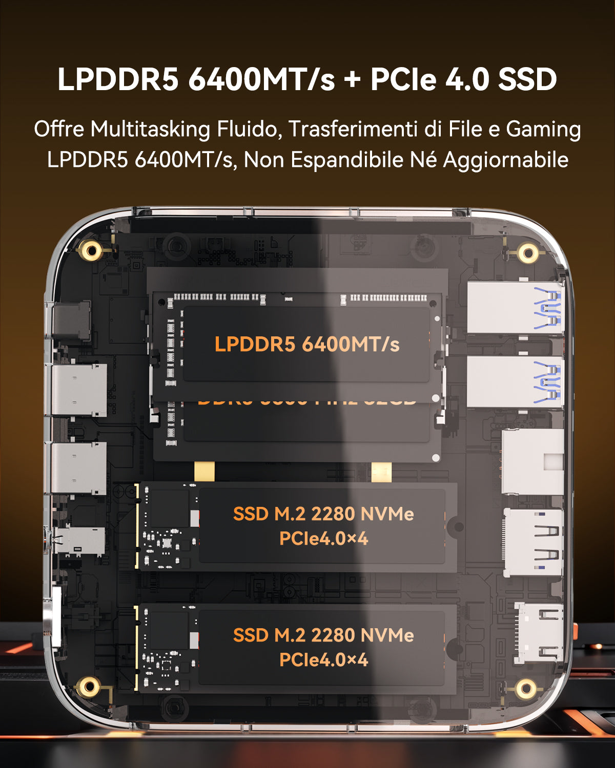 ACEMAGIC W1 AMD Ryzen 7 H255 Mini PC