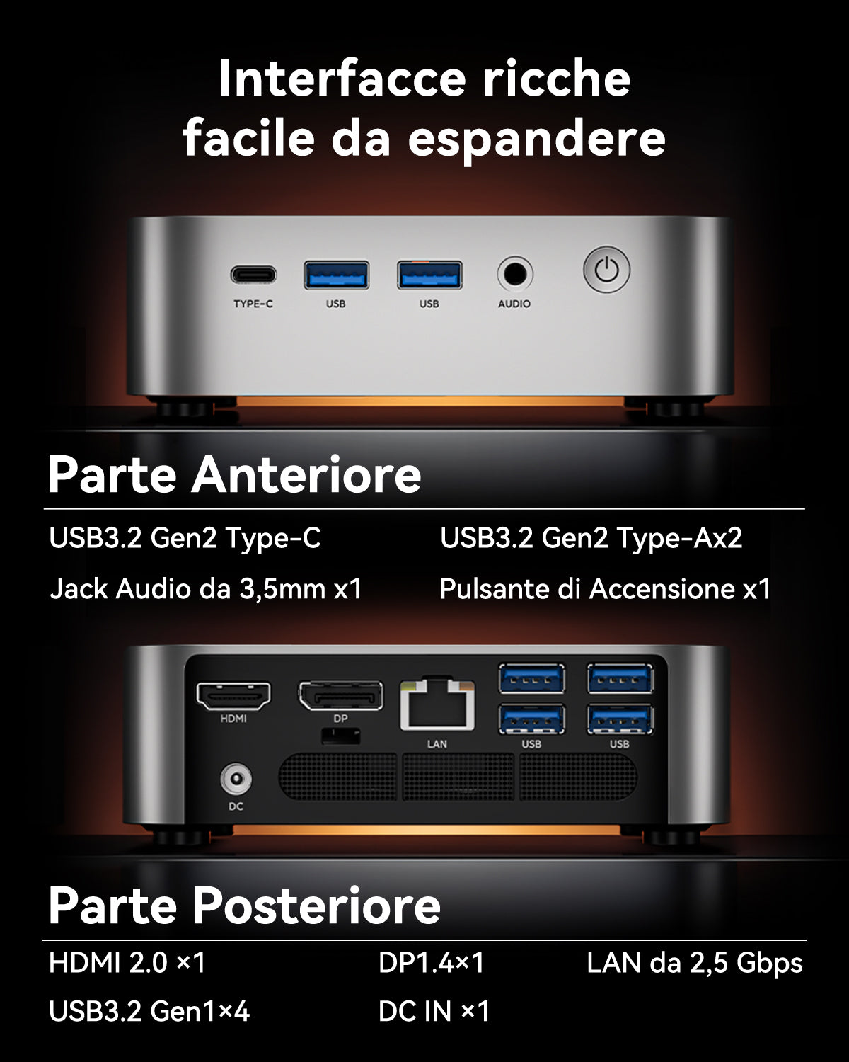 ACEMAGIC M1 AMD Ryzen 7 7735HS Mini PC